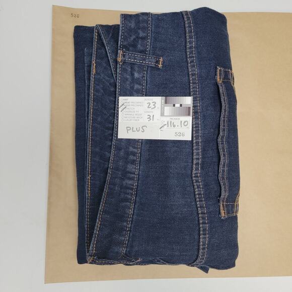 Venezia Straight Cut Plus Size 28 Denim Jeans Stretch 526 - Picture 9 of 9